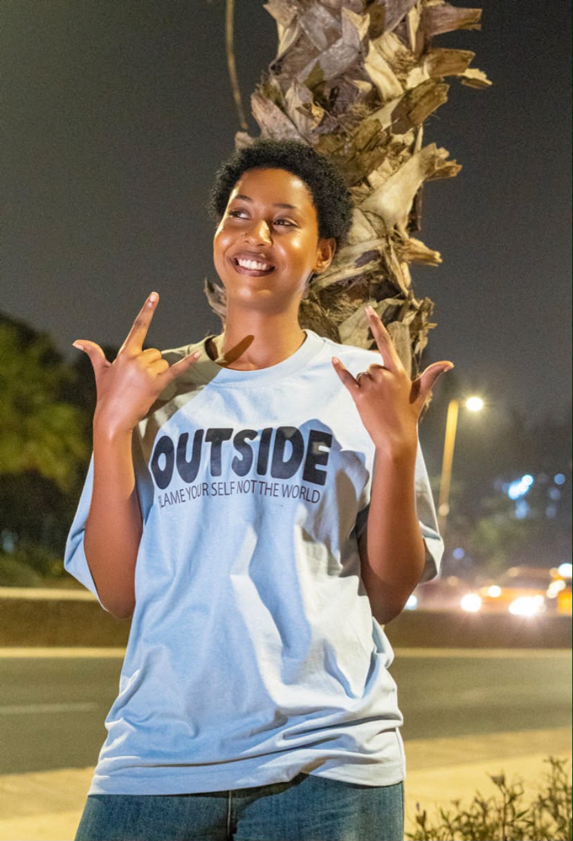 T-Shirt Bleu Ciel Outside™